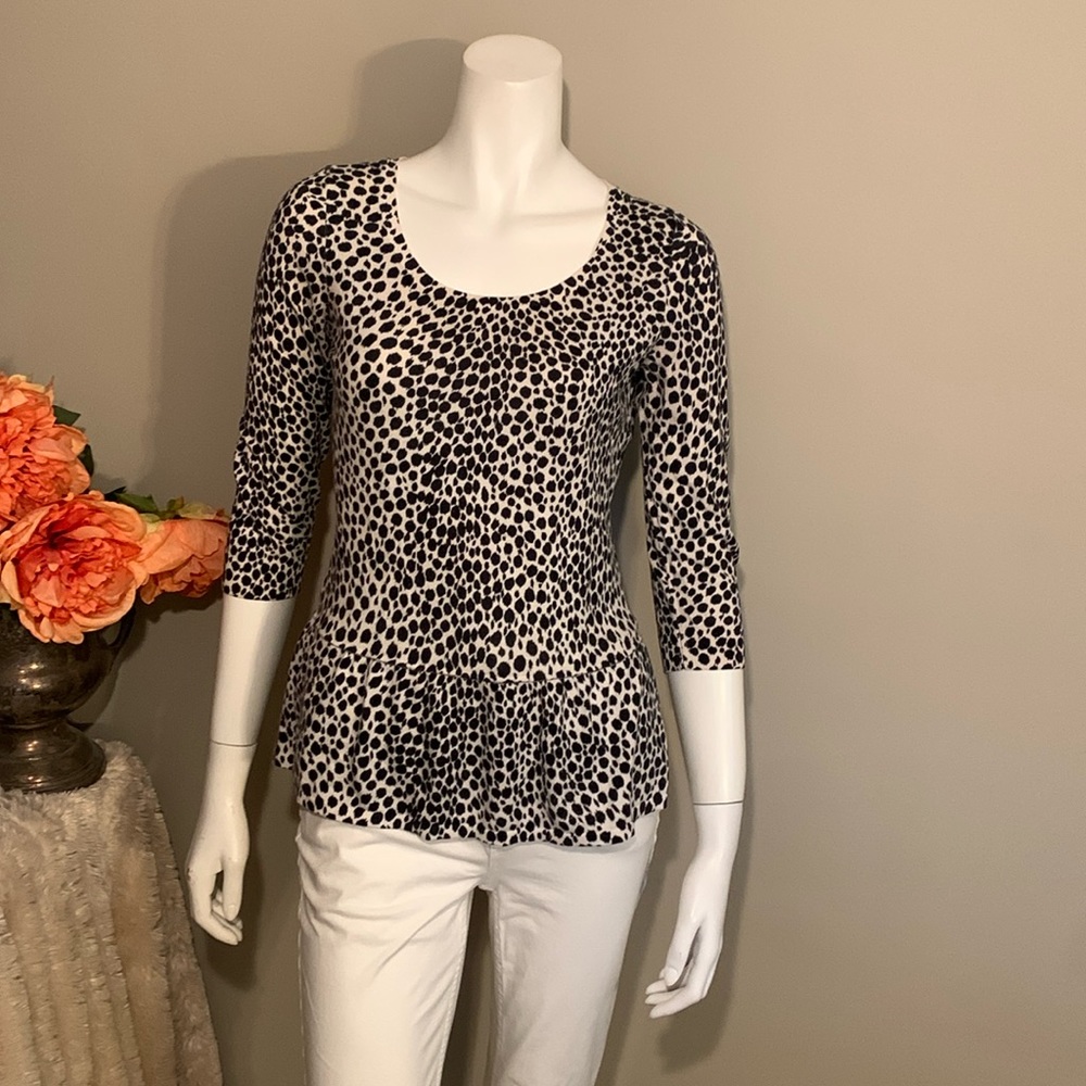 Ann Taylor peplum sweater XS